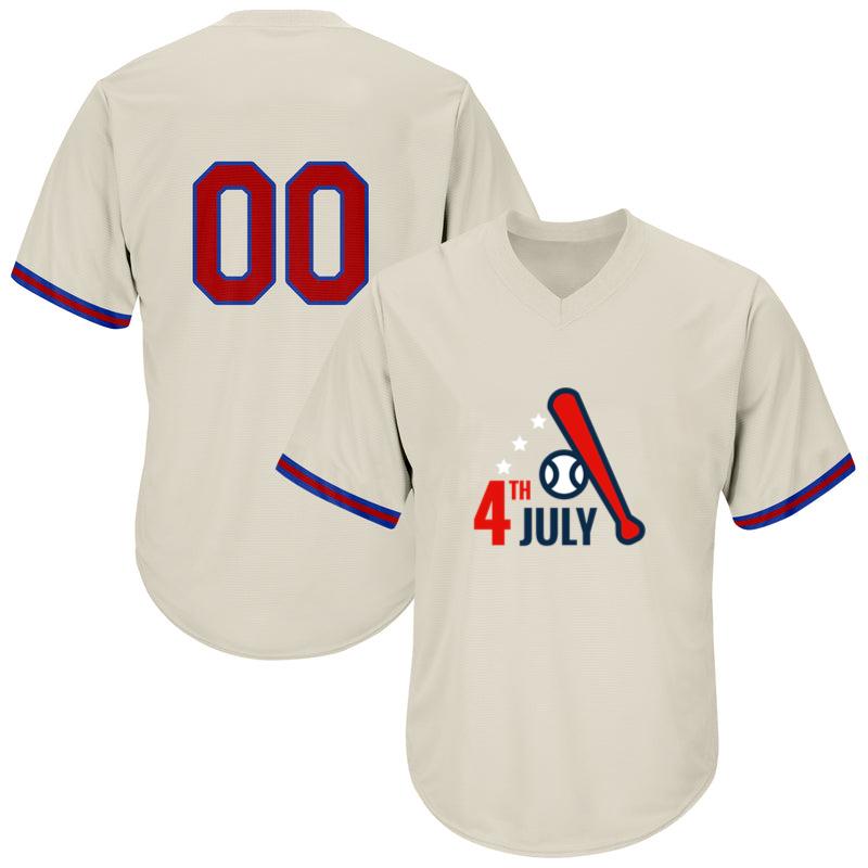 4th July Baseball Bat Icon Baseball Jersey