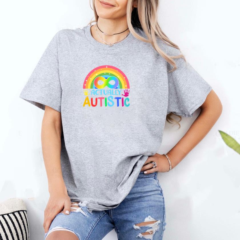 Actually autistic T-Shirt - Image 2