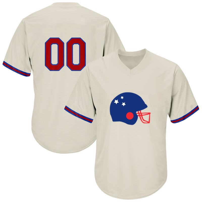 American Flag Helmet Baseball Jersey