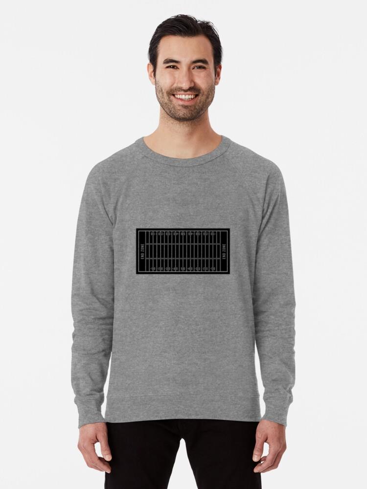 American Football Field Black Sweatshirt - Image 2