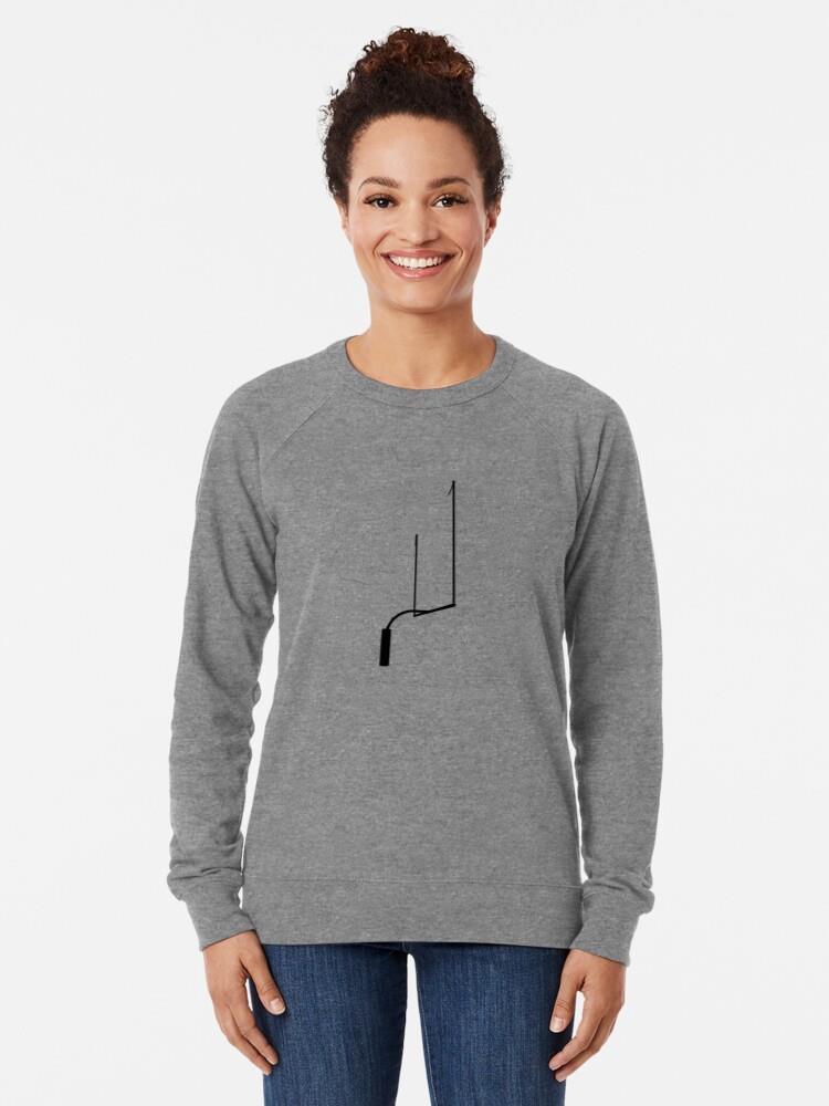 American Football Goal Post Side Stroke Sweatshirt - Image 3
