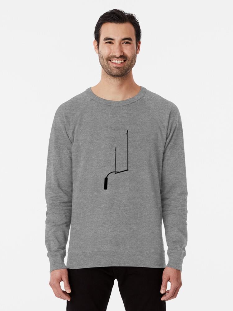 American Football Goal Post Side Stroke Sweatshirt - Image 2