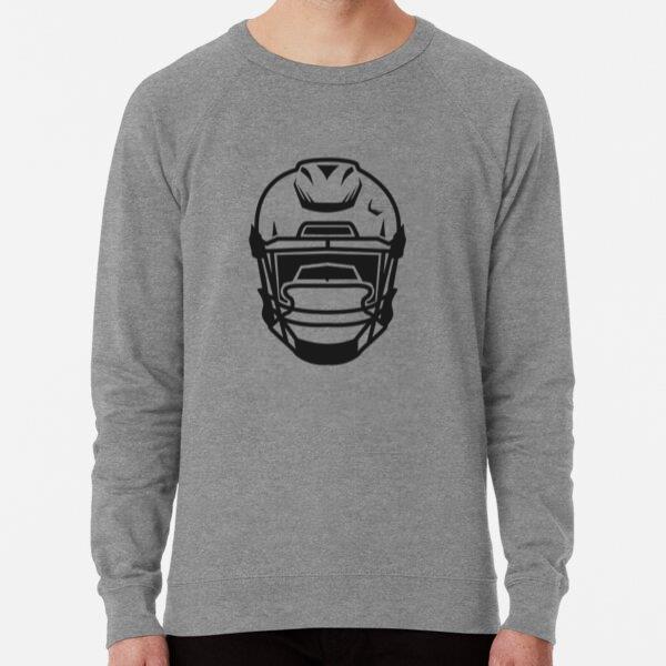 American Football Helmet High Contrast Sweatshirt