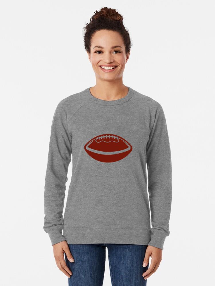 American Football Horizontal Cut Out Sweatshirt - Image 3