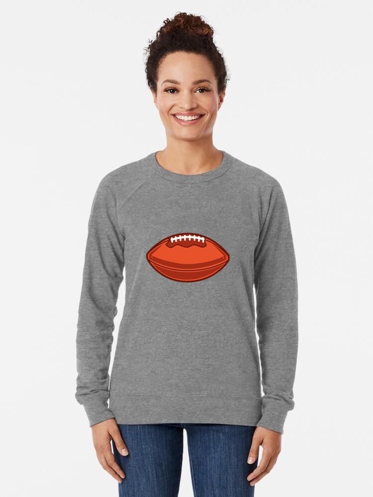 American Football Horizontal Illustration Sweatshirt - Image 3