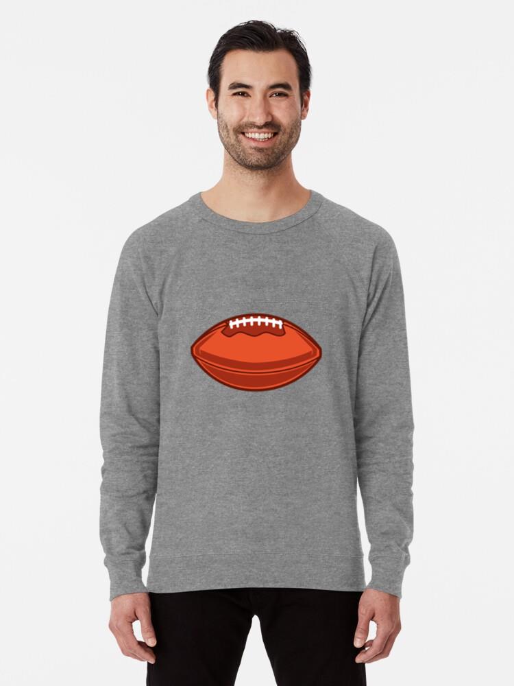 American Football Horizontal Illustration Sweatshirt - Image 2