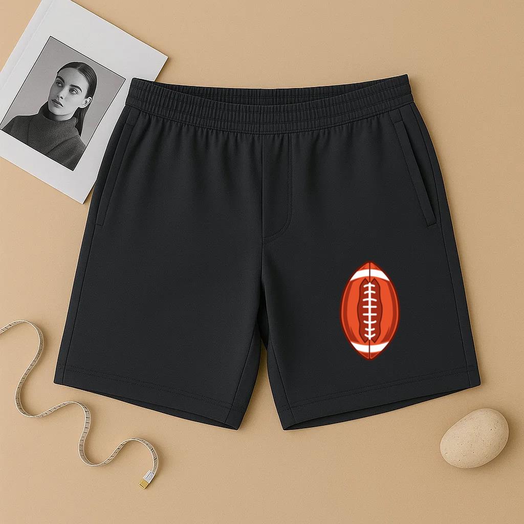 American Football Standing Illustration Short