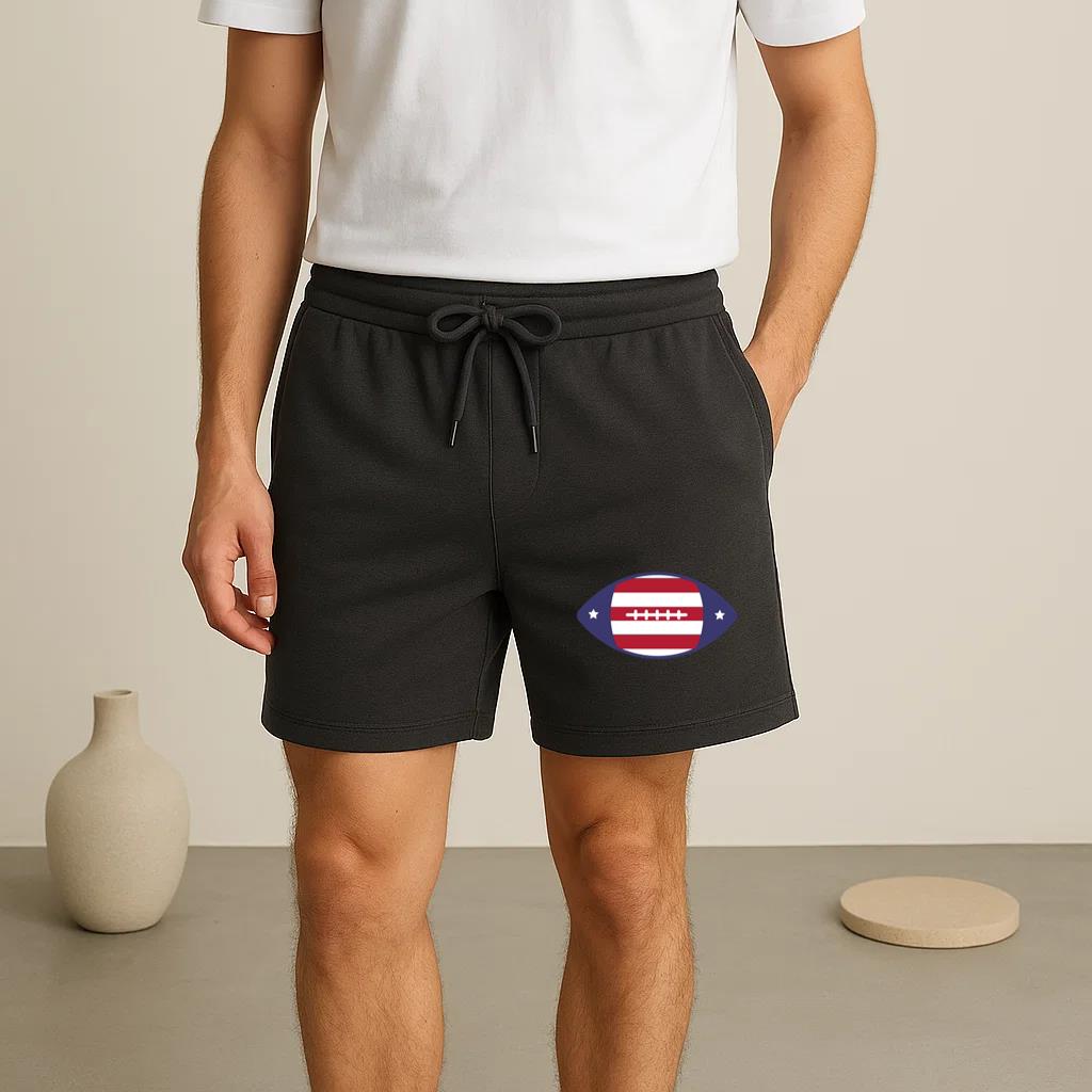American Football Usa Flag Flat Short - Image 3