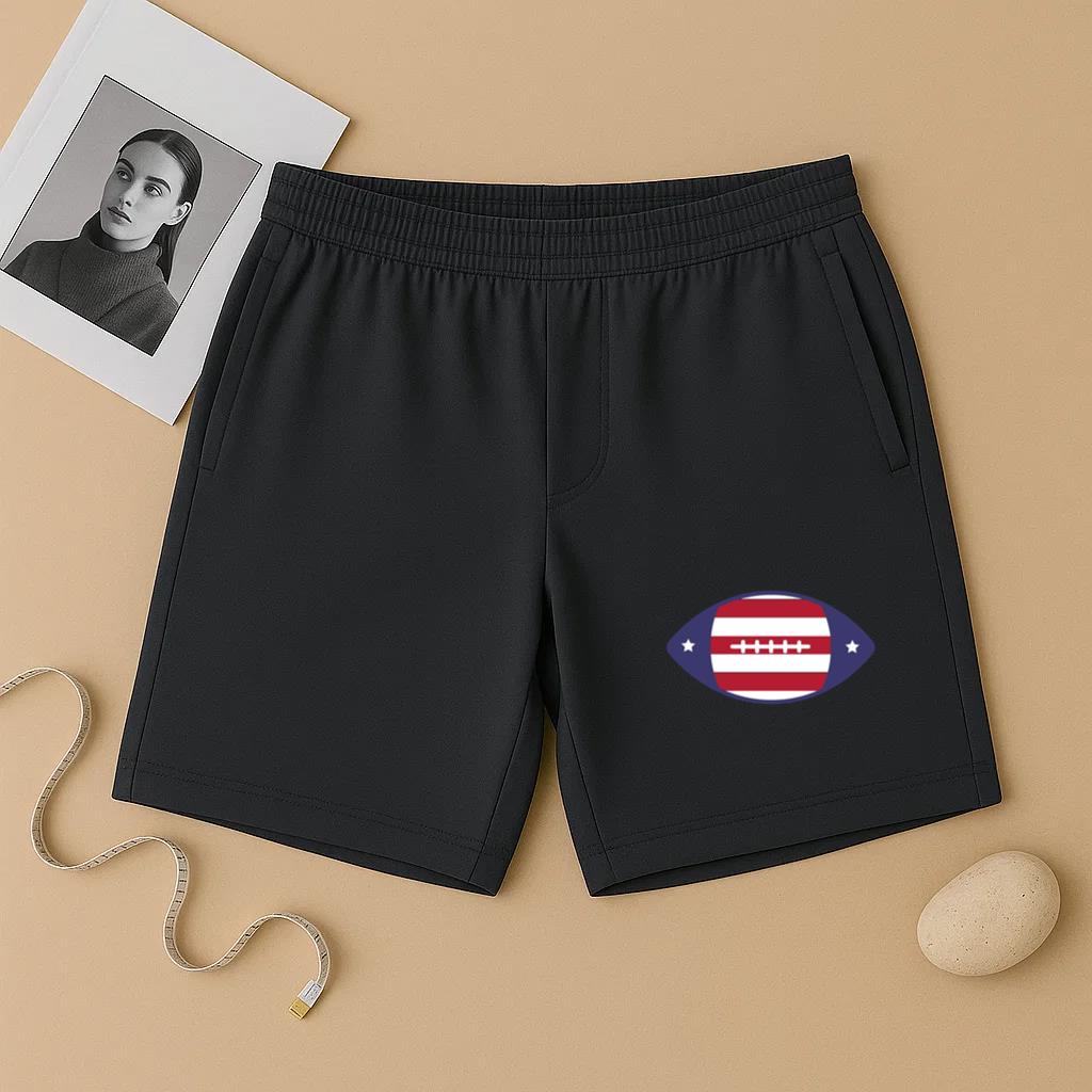 American Football Usa Flag Flat Short