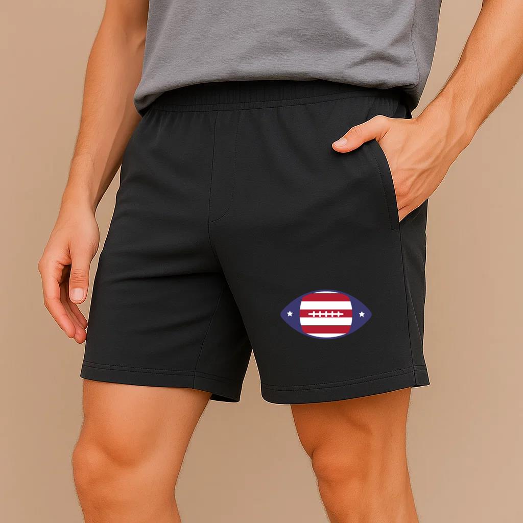 American Football Usa Flag Flat Short - Image 4