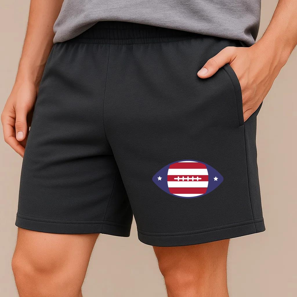 American Football Usa Flag Flat Short - Image 2