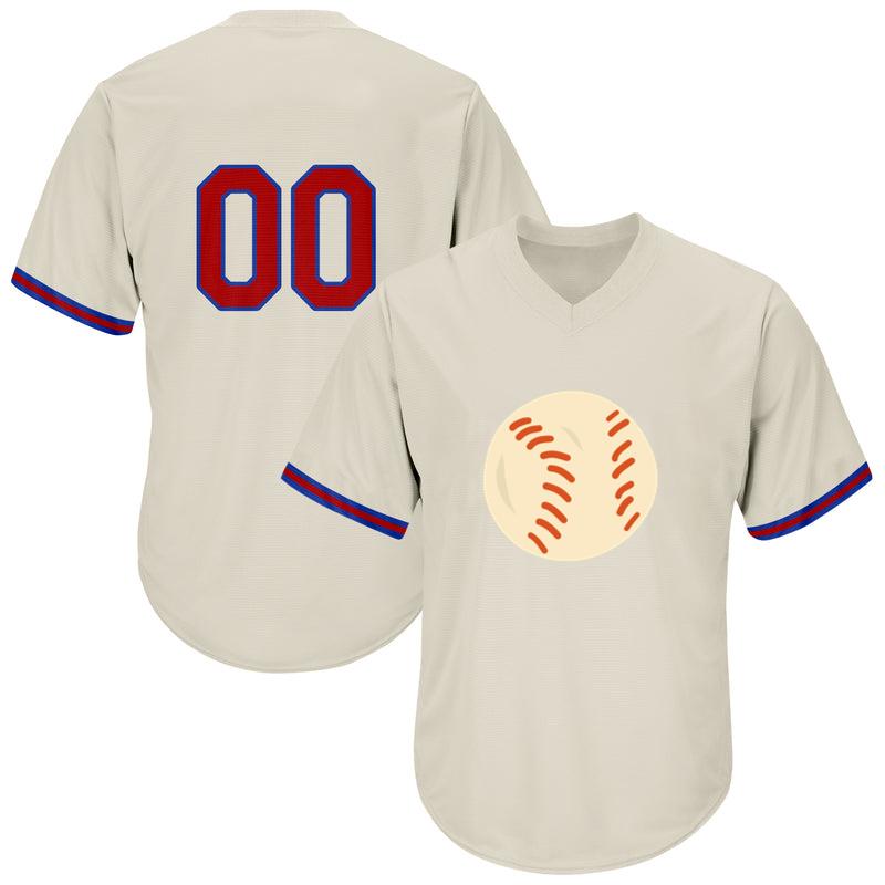 Ball Stitch Flat Baseball Jersey