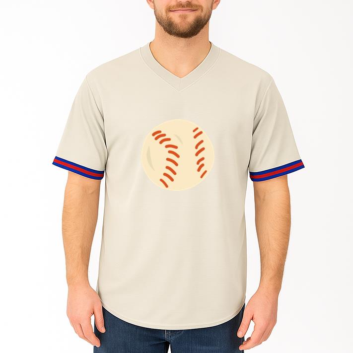 Ball Stitch Flat Baseball Jersey - Image 4