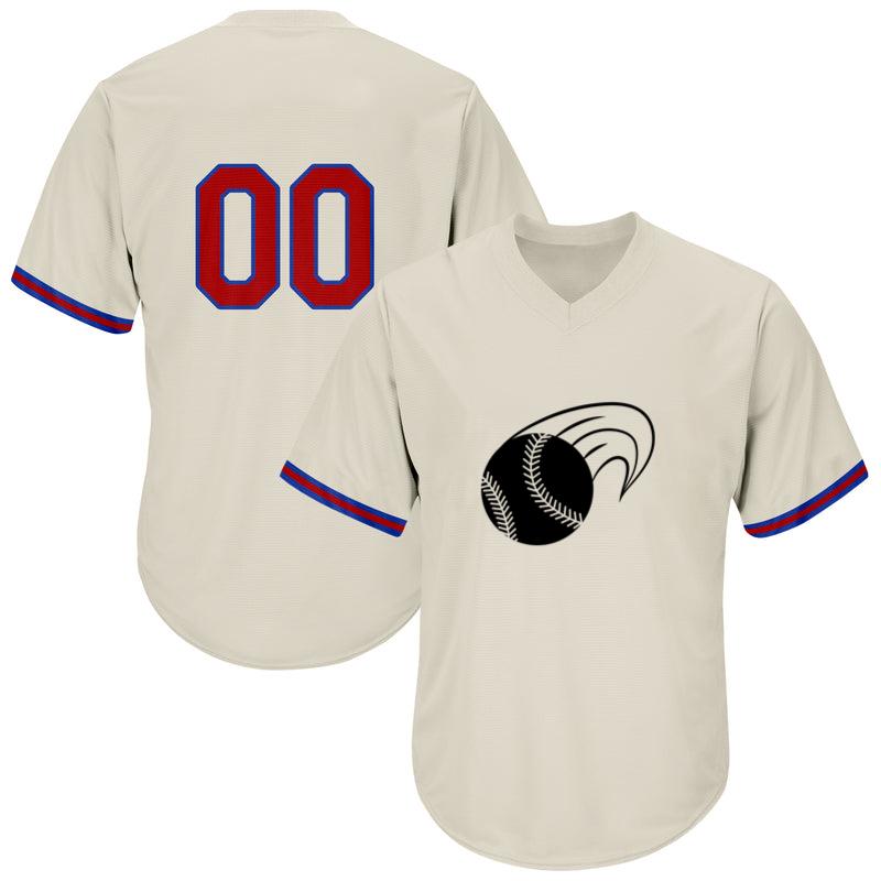 Baseball Ball Flying Cut Out Baseball Jersey