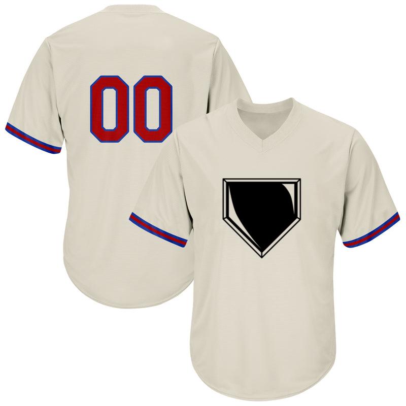 Baseball Base Cut Out Baseball Jersey