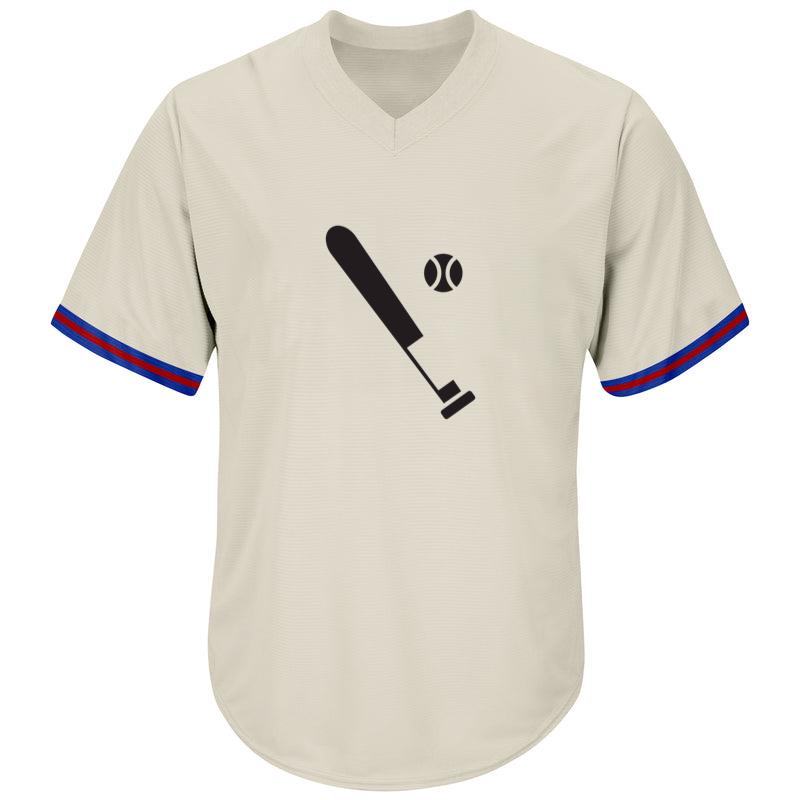 Baseball Bat And Ball Black Baseball Jersey - Image 2