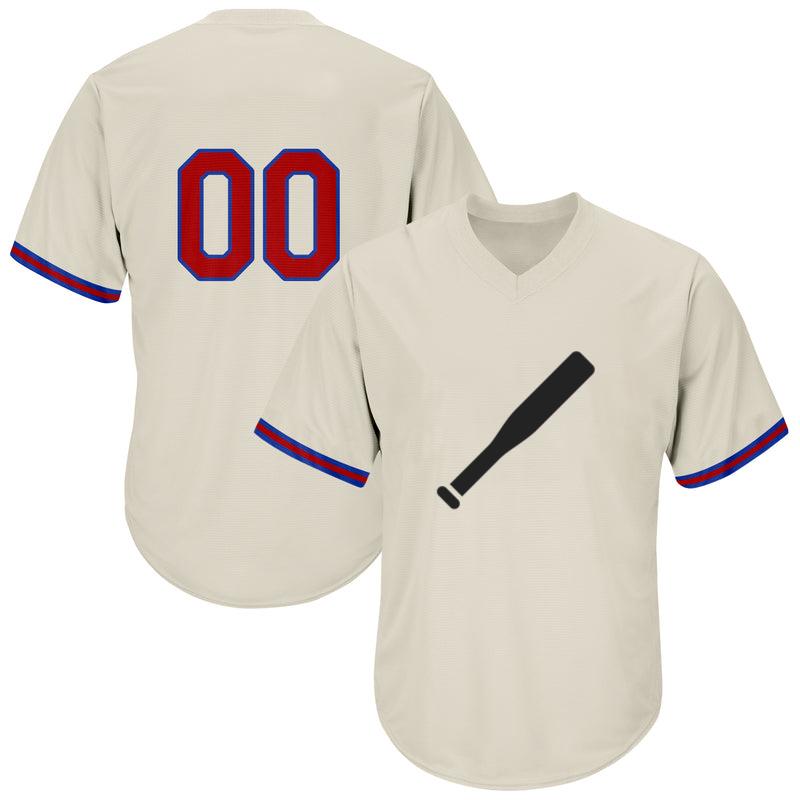 Baseball Bat Cut Out Baseball Jersey