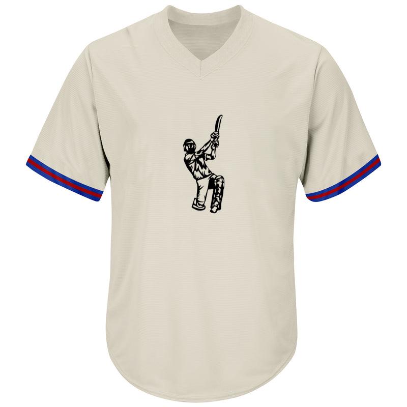 Baseball Bat Player Cut Out Baseball Jersey - Image 2