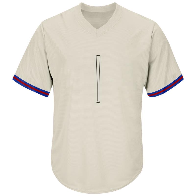 Baseball Bat Stroke Baseball Jersey - Image 2