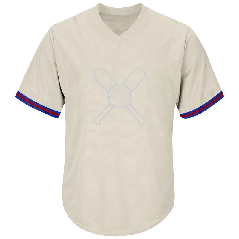 Baseball Bats Outline Logo Baseball Jersey - Image 2