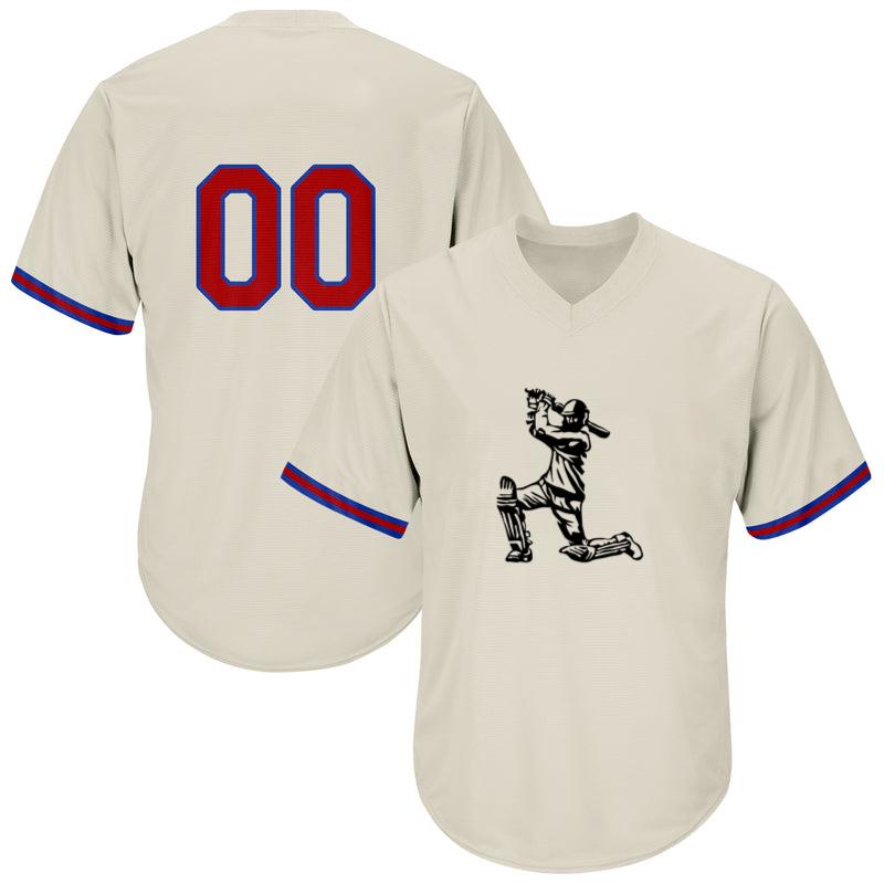 Baseball Batter Cut Out Baseball Jersey