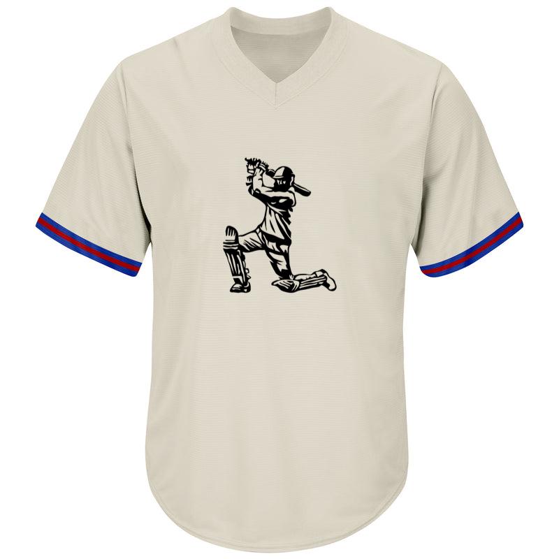 Baseball Batter Cut Out Baseball Jersey - Image 2