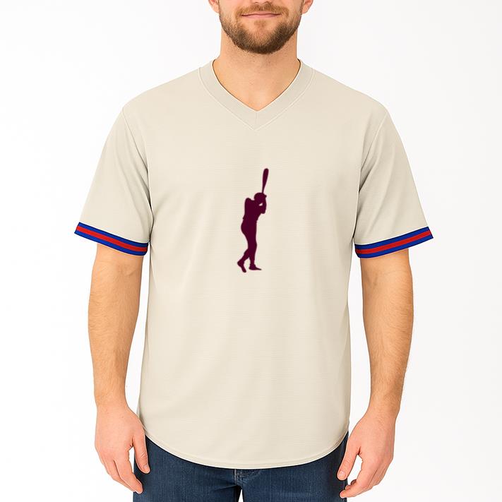 Baseball Batting Ball Far Away Baseball Jersey - Image 4