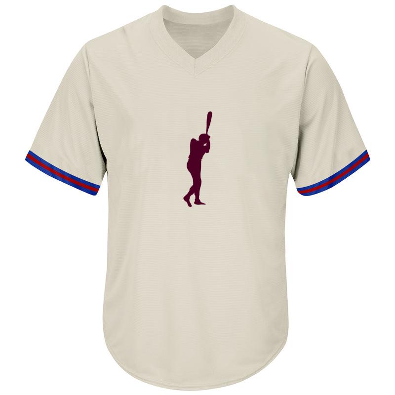 Baseball Batting Ball Far Away Baseball Jersey - Image 2