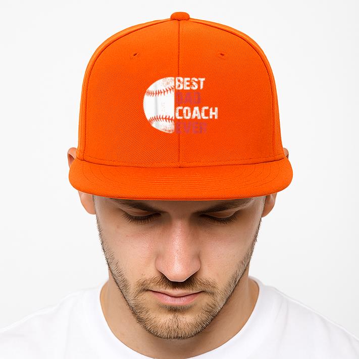 Baseball Best Dad Coach Ever Cap - Image 4