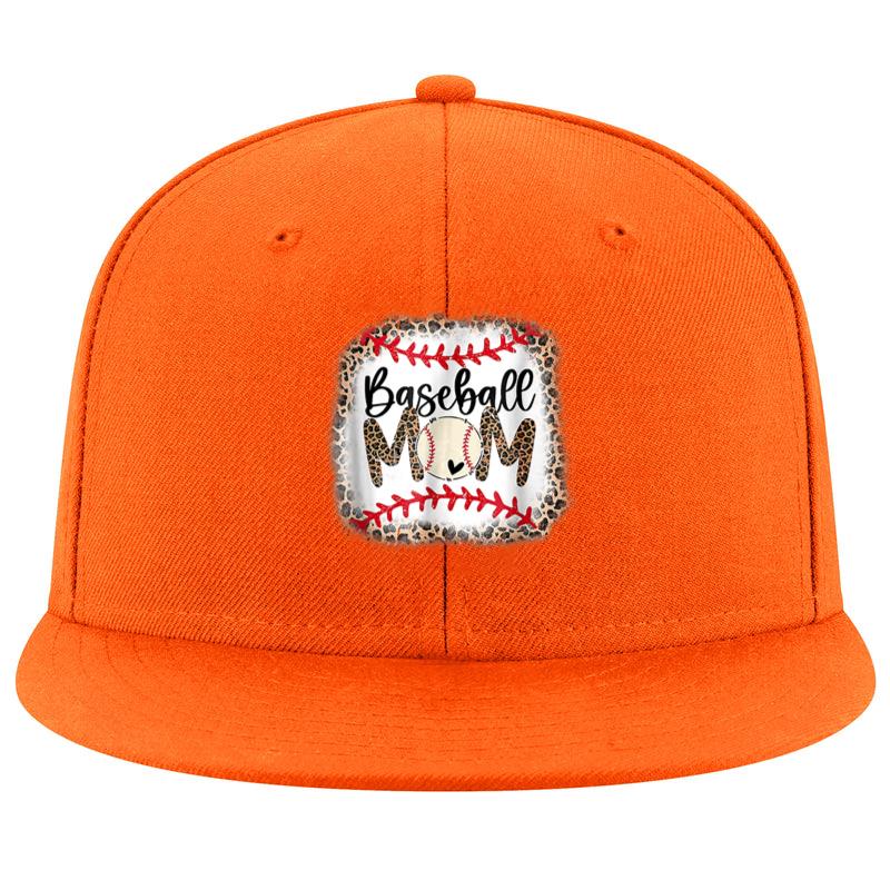 Baseball Mom Leopard Softball Cap - Image 2