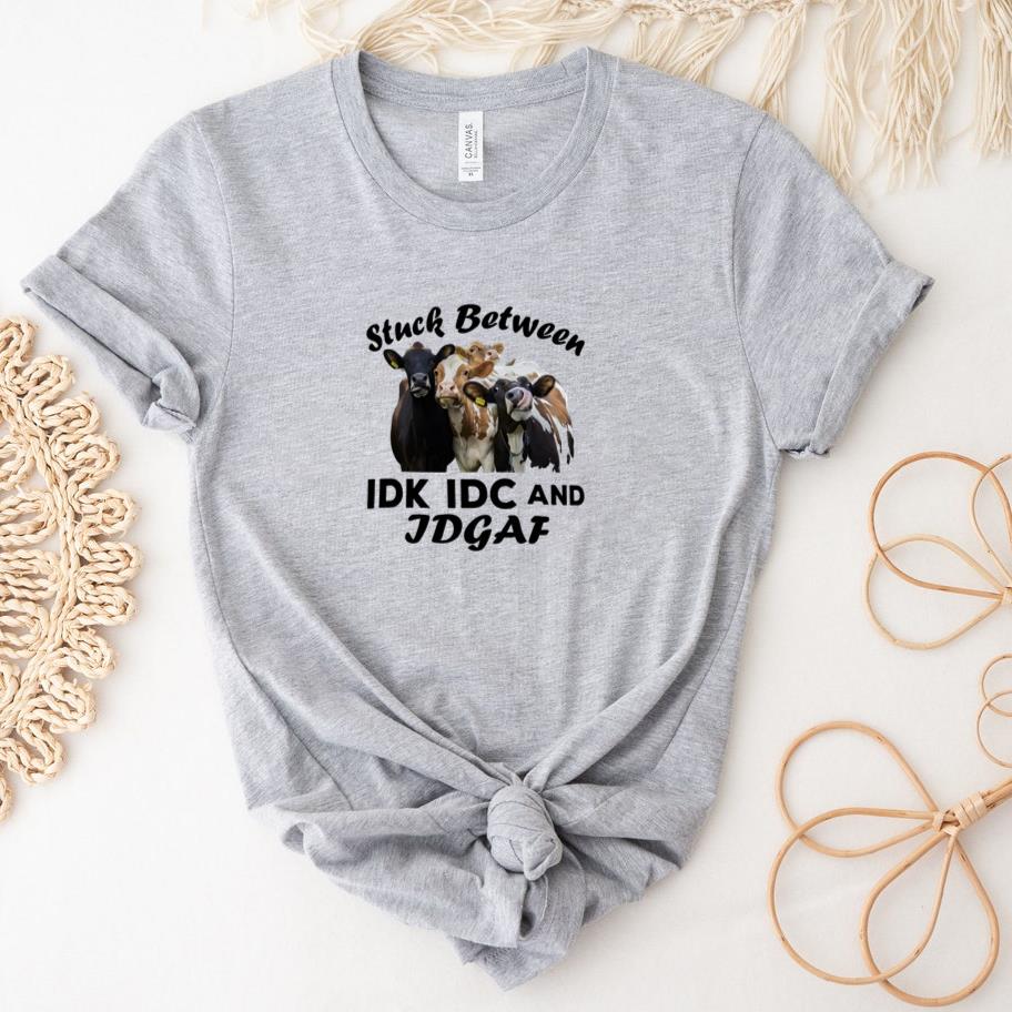 Cow Stuck between T-Shirt