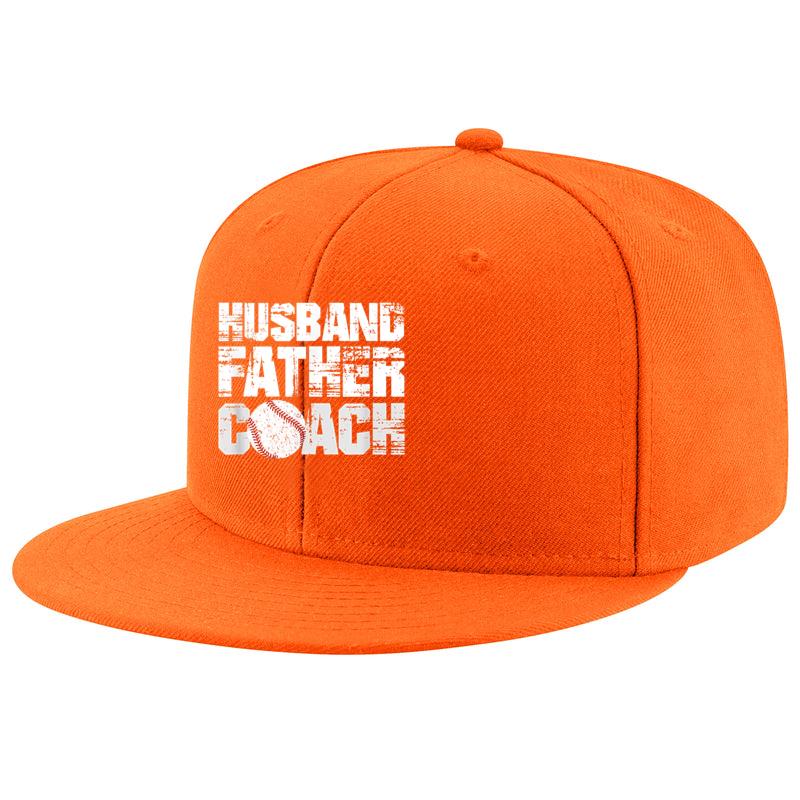Husband Father Coach Softball Baseball Dad Cap