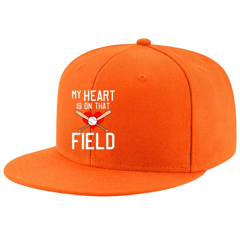 My Heart Is On That Field Baseball Cap
