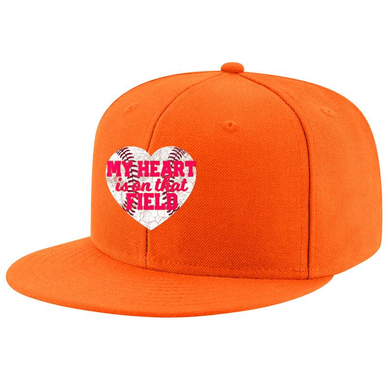 My Heart Is On That Field Baseball Mothers Day Cap