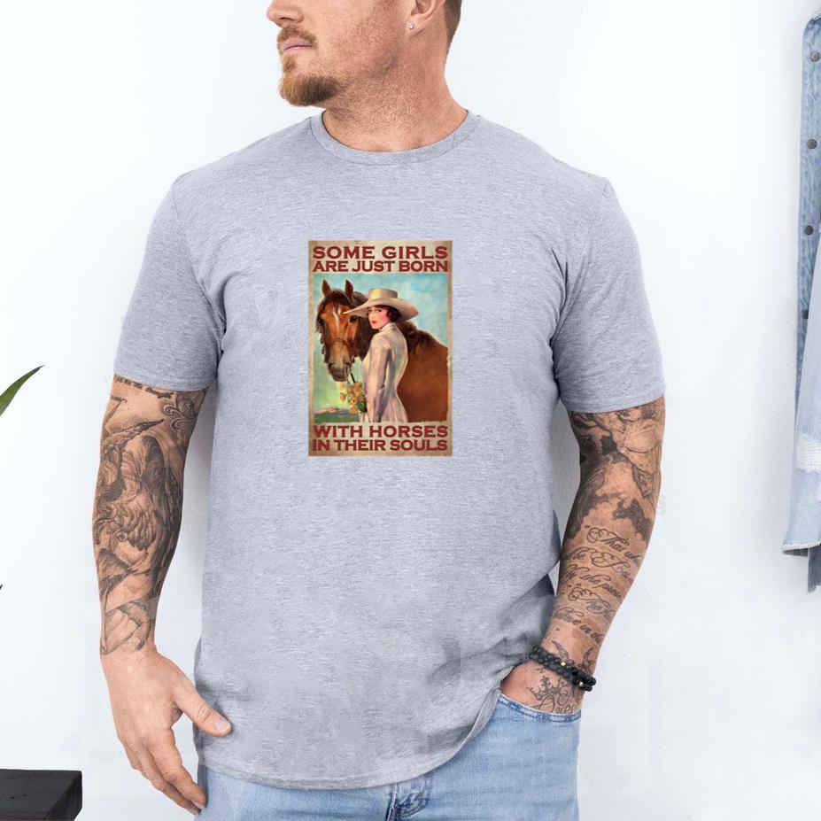 Some Girls Are Just Born Vertical Poster T-Shirt - Image 4