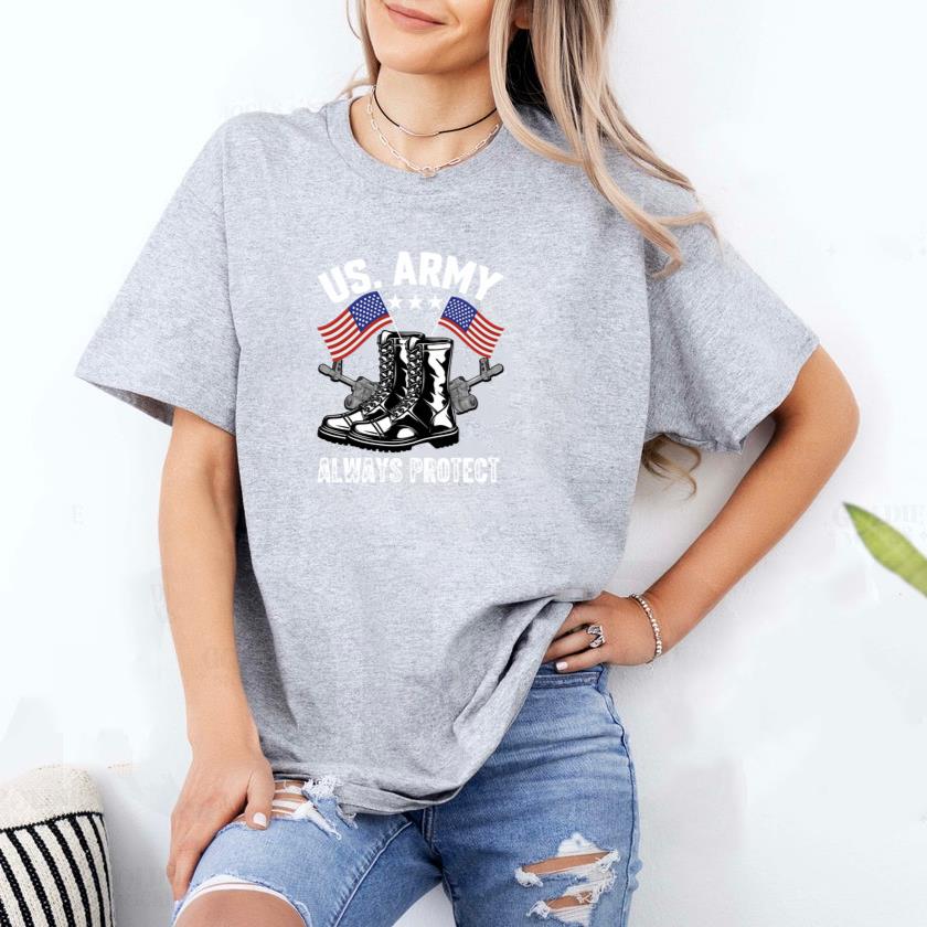 Us army always protect T-Shirt - Image 2