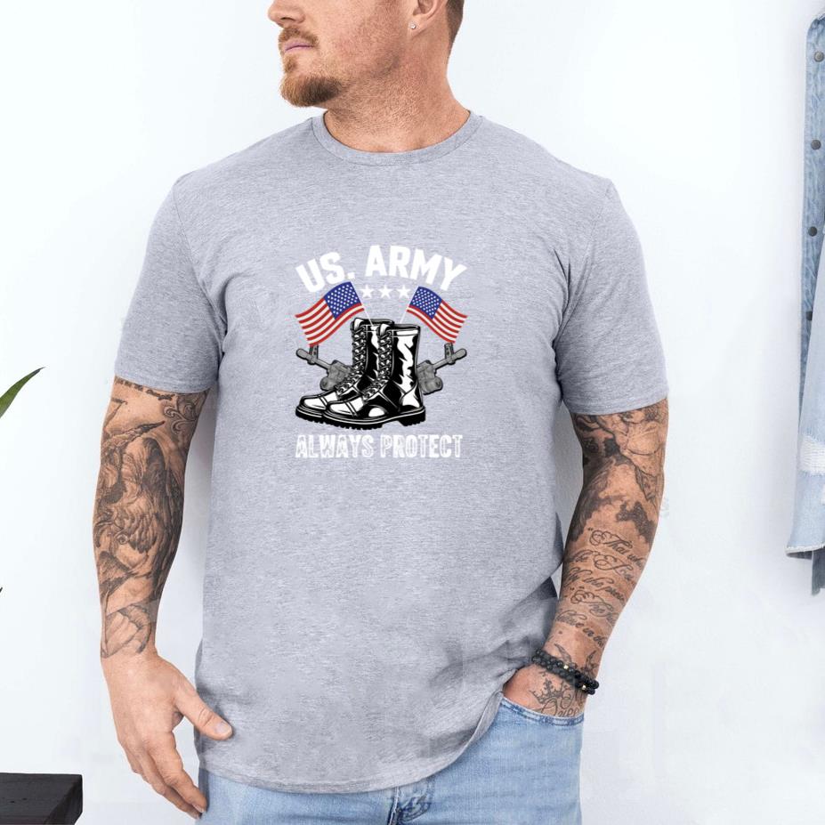 Us army always protect T-Shirt - Image 4