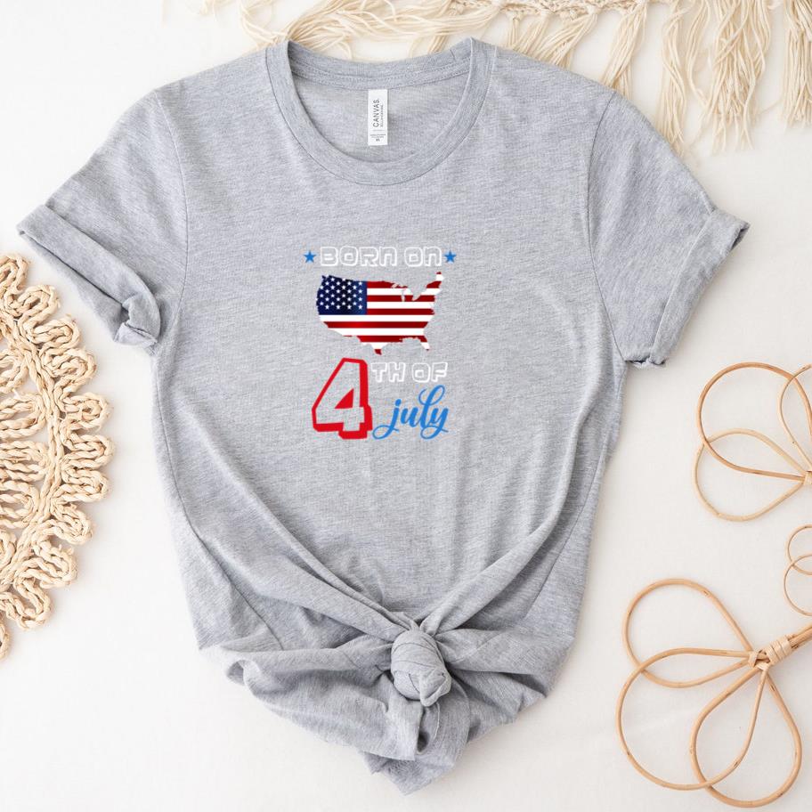 USA Born on 4th of July T-Shirt